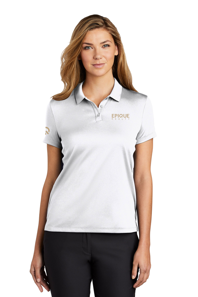 Epique Nike Ladies Polo with Embroidered Logo (White)